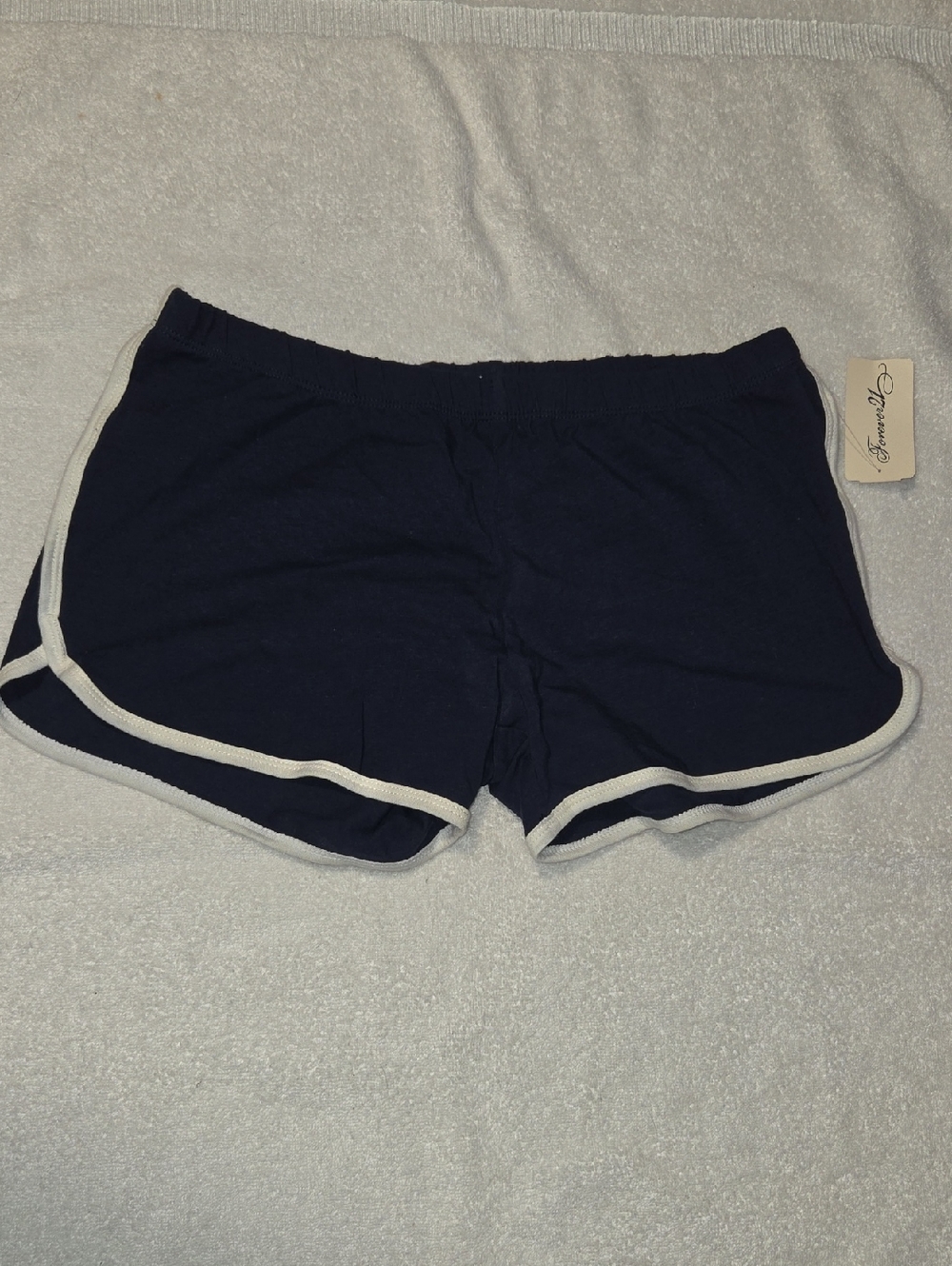 Forever 21 Navy Shorts with White Trim